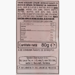 Jeleuri gumate cu aromă de căpșuni 80g