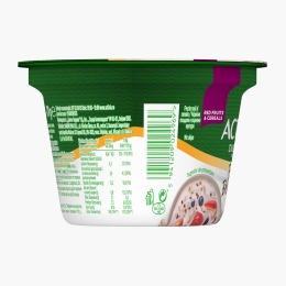 Iaurt Mic Dejun cu fibre, fructe roșii și cereale, 170g