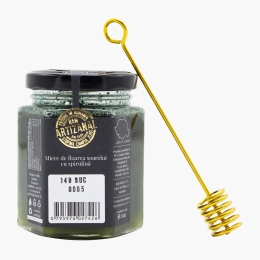 Miere de floarea-soarelui cu spirulină 250g