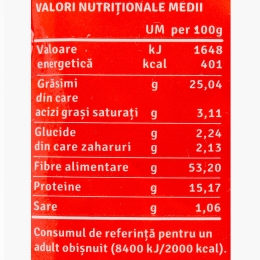 Semințe floarea-soarelui negre cu sare 40g