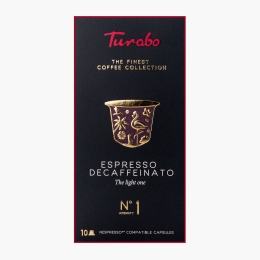 Capsule cafea Espresso Decaffeinato 10 băuturi