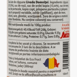 Sos iute de căpșune și jalapeno 100ml