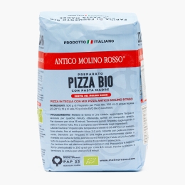 Făină eco din grâu cu maia, măcinată pe piatră, pentru pizza 1kg