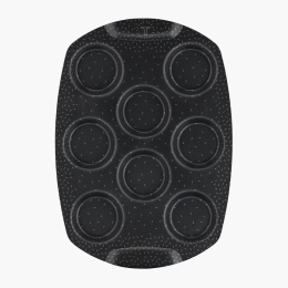 Formă de copt pentru Mini Quiche PerfectBake din aluminiu reciclat, 21x29cm, înveliș antiaderent