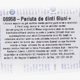 Periuță de dinți 6 luni+