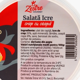 Salată de icre de crap cu ceapă 200g