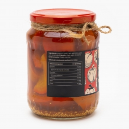Gogoșari sferturi în oțet 680g
