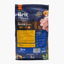 Hrană uscată premium pentru câini adult medium M (10-25kg), cu pui, 3kg