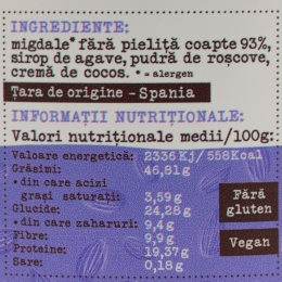 Almondino - Cremă de migdale și roșcove 360g