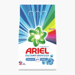 Detergent de rufe pudră Touch of Lenor Color 20 spălări, 2kg