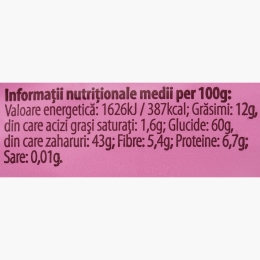 Baton de fructe și nuci cu vișine, fără zahăr adăugat 30g