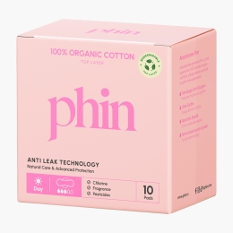 Absorbante de zi din bumbac organic, 10 buc