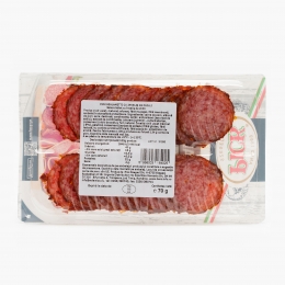 Salam cu înveliș de chilli, felii, 70g 