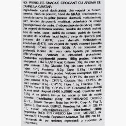 Chipsuri de cartofi cu gust de carne la grătar, 165g