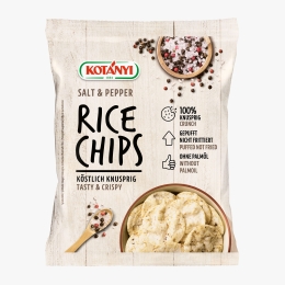 Chips de orez cu sare și piper 60g