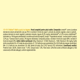 Hrană uscată pentru pisici adulte, 1.5kg, cu pui și legume