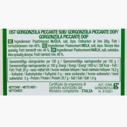 Gorgonzola picantă 150g