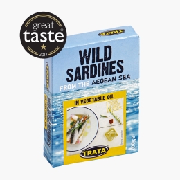 Sardine în ulei vegetal 100g