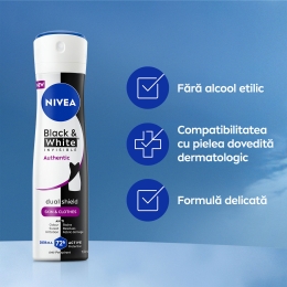 Deodorant antiperspirant spray Black & White Authentic 150ml