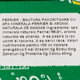 Apă minerală cu aromă de ananas 250ml