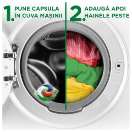 Detergent de rufe capsule All-in-One Plus Extra Stain Removal, 15 spălări, 15 buc