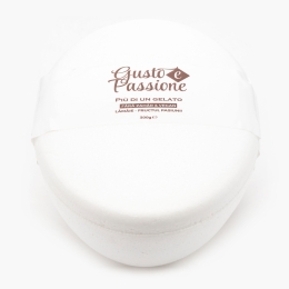 Înghețată italiană artizanală (gelato) limone + fructul pasiunii (vegan și fără zahăr) 300g