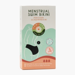 Bikini menstruali înot, mărimea L, negru
