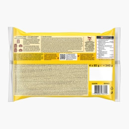 Hrană umedă pentru pisici adulte, 4x85g,cu pui, vită, miel și rață în sos