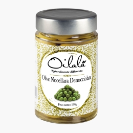 Măsline verzi Nocellara, fără sâmburi, 190g