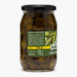 Ardei jalapeno în oțet, felii, 370ml