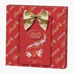 Bomboane de ciocolată cu lapte Xmas Lindor, 11 buc, 137g