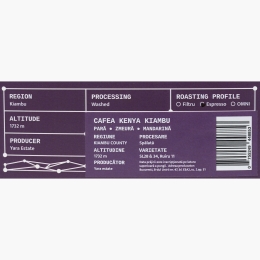 Kenia Kiambu 250g cafea de specialitate boabe