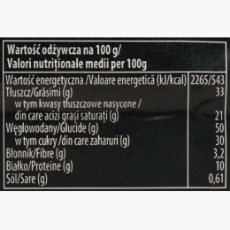 Napolitană cu cremă de alune și bucăți de arahide, 29g