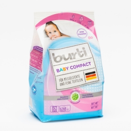 Detergent de rufe pudră Baby Compact 19 spălări, 0.9kg