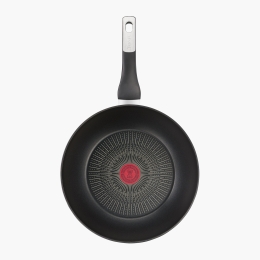 Tigaie Wok Unlimited, inducție, 28cm, înveliș antiaderent din titan, indicator Thermo-Signal, bază Thermo-Fusion