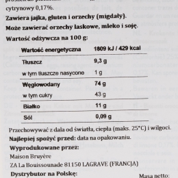 Fursec migdale și lămâie 50g  