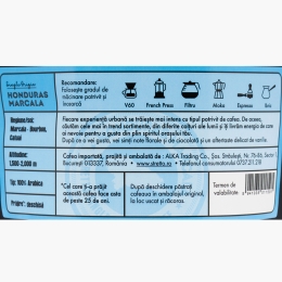 Honduras Marcala 250g cafea boabe prăjită 