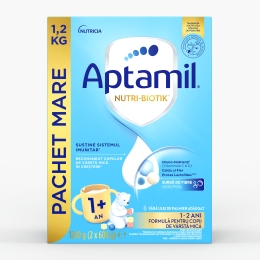 Formulă de lapte praf NUTRI-BIOTIK 1+, 1-2 ani, 1.200g