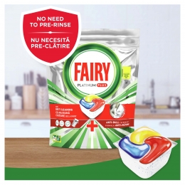Detergent automat capsule pentru mașina de spălat vase Platinum plus, 13 spălări