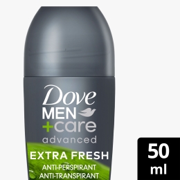 Deodorant antiperspirant roll-on Men+care Advanced Extra Fresh, 50ml