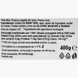 Tofu eco extra firm 400g