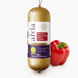 Parizer vegan cu ardei 300g