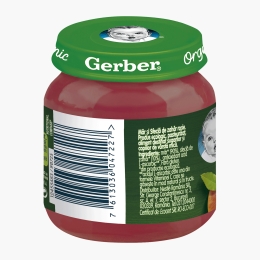 Piure ecologic de măr și sfeclă roșie, 125g, +6 luni
