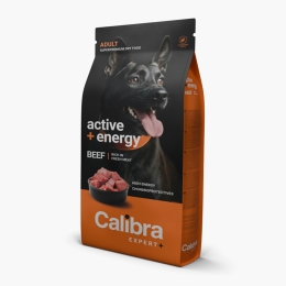 Hrană uscată pentru câini adulți Expert Active & Energy, cu vită, 750g