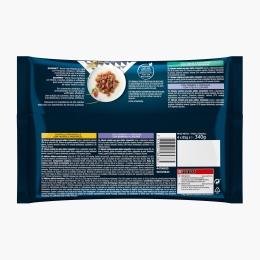 Hrană umedă pentru pisici, 4 x 85g, Perle cu vițel și legume/iepure și morcovi/miel și legume în sos