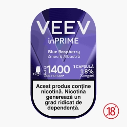 Capsulă pentru țigară electronică Blue Raspberry 1.8%, 20mg/ml nicotină, 1400 puffs