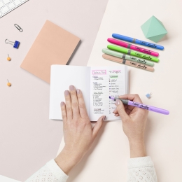 Set 4 evidențiatoare Highlighter Grip Neon