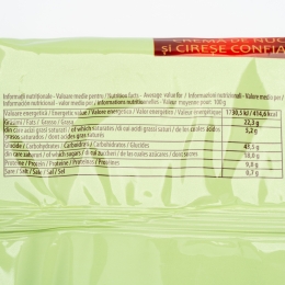 Cozonac cremă de nuci și cireșe confiate 550g
