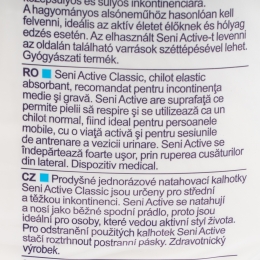 Scutece adulți tip chilot, mărime M, 30 buc