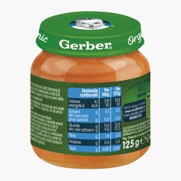 Piure eco din mere, piersică și caisă 125g